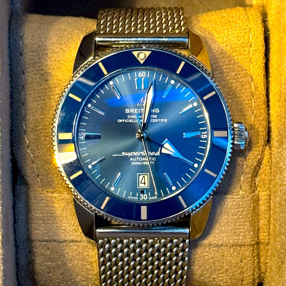 Authentic 42mm Breitling SuperOcean Heritage B20 Watch